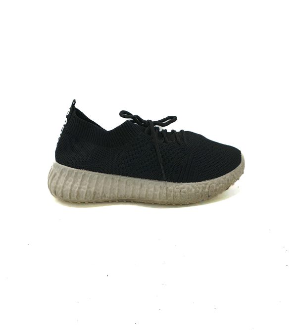 Adidasi dama 37 , materiale textile, negru - imagine 1