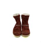Cizme copii Clarks 24 , piele intoarsa , maro - imagine 3