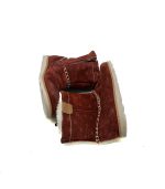 Cizme copii Clarks 24 , piele intoarsa , maro - imagine 4