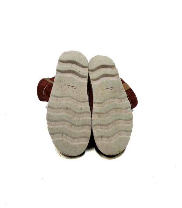 Cizme copii Clarks 24 , piele intoarsa , maro - imagine 5