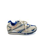 Adidasi dama Kalenji 40 , imitatie de piele , material textil , alb gri albastru , atlestism