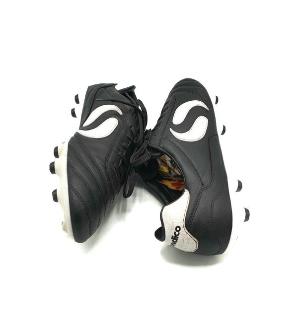 Incaltaminte sport barbati Sondico 48.5 , imitatie piele , negru alb - imagine 4