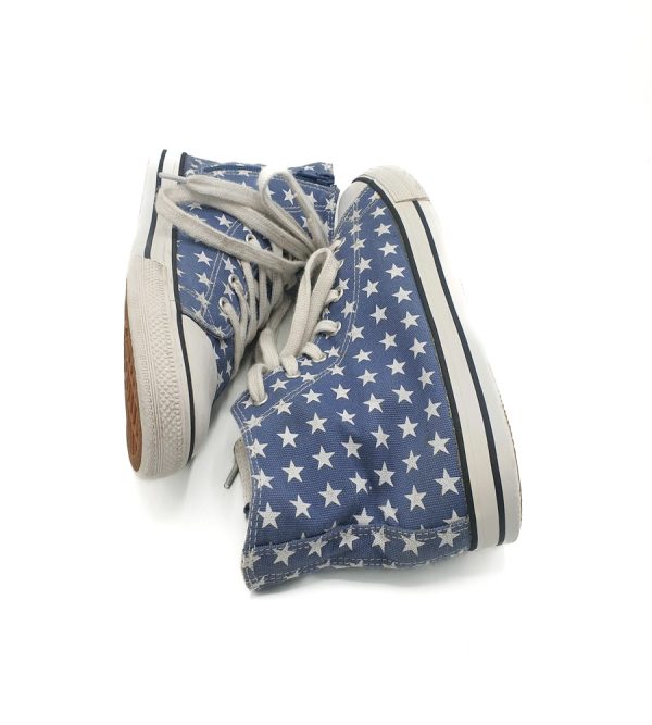 Tenisi dama Greenies 38 , material textil , albastru - imagine 4