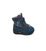 Ghete copii Pepino 23 , piele intoarsa , material textil , albastru