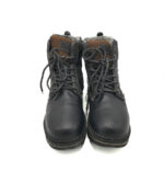 Ghete barbati Landrover 43 , imitatie de piele , negru maro - imagine 3