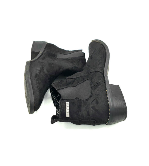 Botine dama Jette 40 , material textil , negru - imagine 4