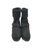 Botine dama 40 , material textil , negru - imagine 3