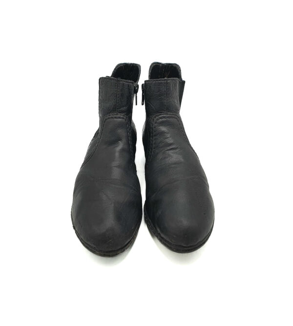 Botine dama Rieker 41 , imitatie de piele , negru - imagine 3