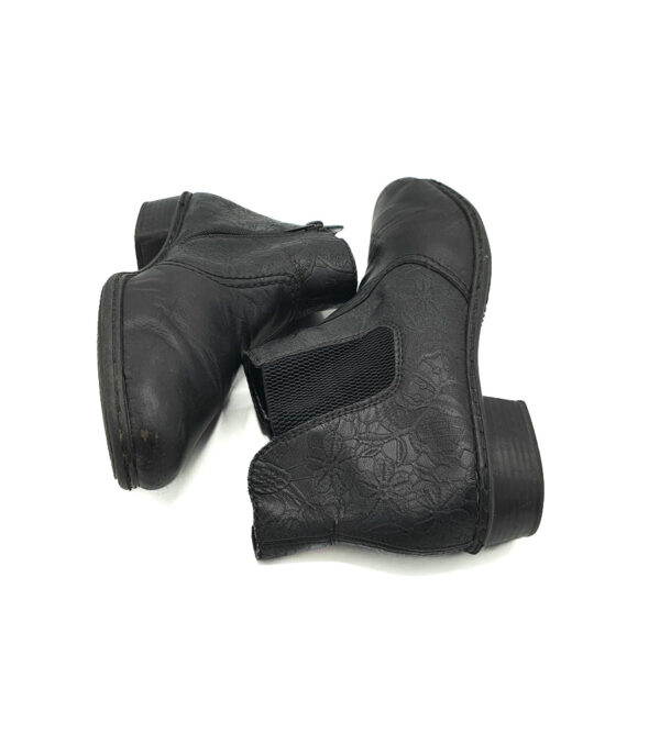 Botine dama Rieker 41 , imitatie de piele , negru - imagine 4