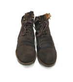Ghete barbati Massimo Dutti 43 , piele intoarsa , maro - imagine 3