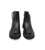 Ghete dama Franco Banetti imitatie de piele , negru , imblanite - imagine 3