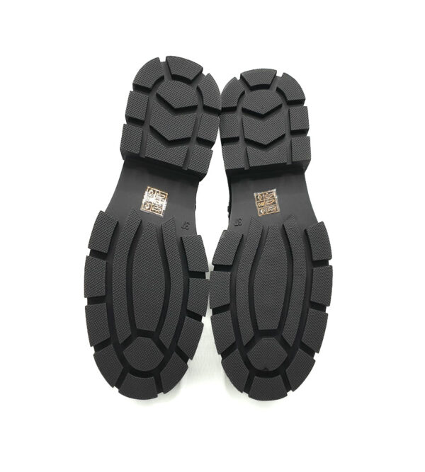 Cizme dama Franco Banetti imitatie de piele , negru , imblanite - imagine 5