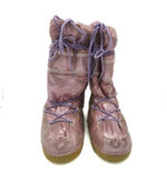 Cizme dama 39 , material textil , roz mov - imagine 2