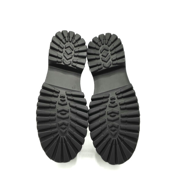 Botine dama Franco Banetti  , imitatie piele , negru maro , imblanite - imagine 4
