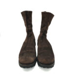 Cizme barbati  Jeans 44 piele intoarsa , maro - imagine 3