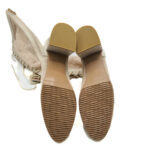 Cizme dama My♥U imitatie de piele , material textil , crem - imagine 5
