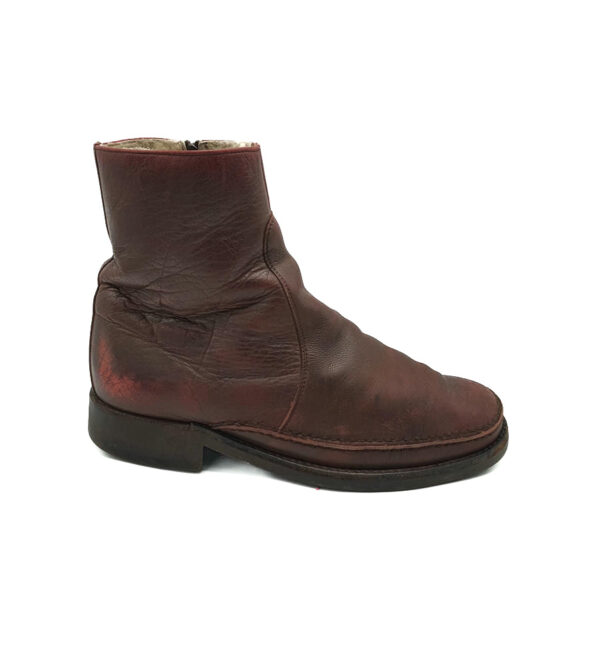 Cizme barbati Manz 41 , piele , maro , imblanite - imagine 1