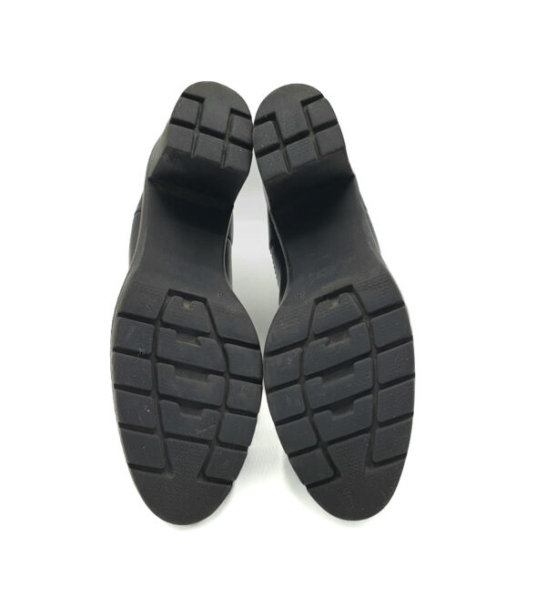 Botine dama 38 imitatie de piele , negru - imagine 5