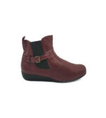 Botine dama Vitaform 39 , piele , visiniu negru