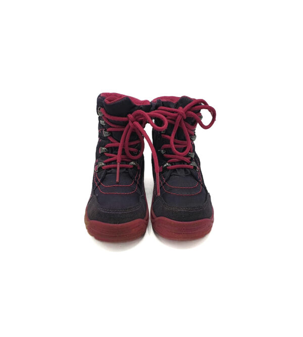 Ghete copii Richter 23 , imitatie piele , material textil , negru roz - imagine 5