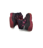 Ghete copii Richter 23 , imitatie piele , material textil , negru roz - imagine 4