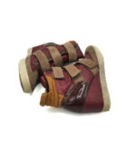 Ghete dama Tamaris 37 , piele intoarsa , material textil , imitatie piele , maro visiniu - imagine 4