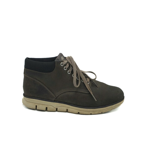 Ghete barbati   Timberland 45.5 piele , gri negru - imagine 1