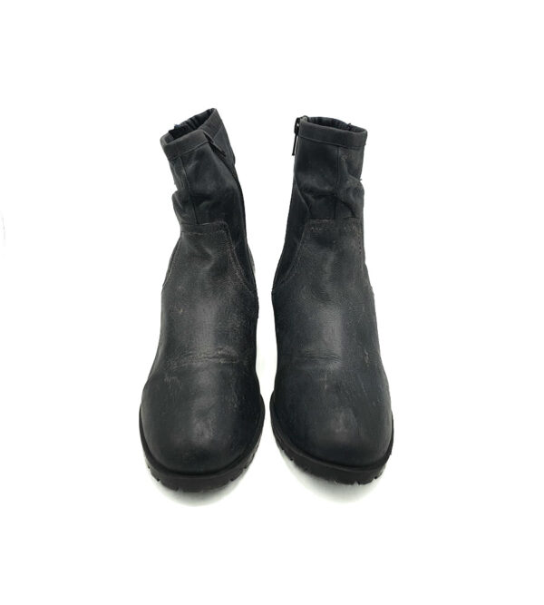 Botine dama 41 piele , negru - imagine 3