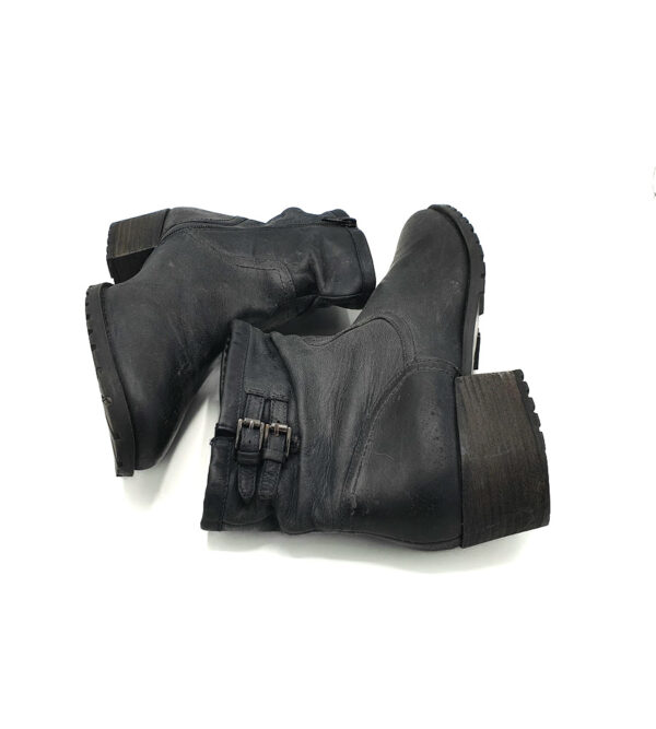 Botine dama 41 piele , negru - imagine 4
