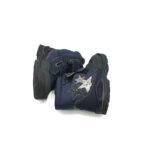 Ghete dama Pepino 24 , imitatie piele , material textil , bleumarin negru - imagine 4
