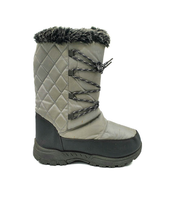 Cizme unisex F&F 41 material textil , imitatie de piele , gri - imagine 1