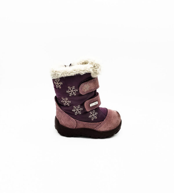 Cizme dama Elefanten 20 , material textil , piele intoarsa , roz mov , imblanite - imagine 1