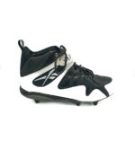 Adidasi barbati Reebok 50 imitatie de piele , negru alb ( fotbal)