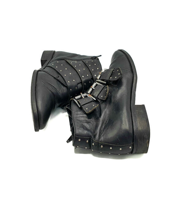 Botine dama Asos 37 , piele , negru - imagine 4