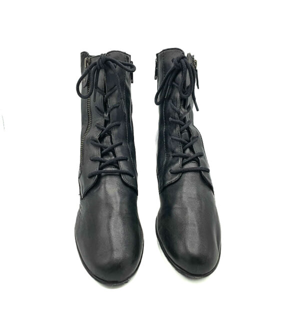 Botine dama Leone 40 piele ,  negru - imagine 3