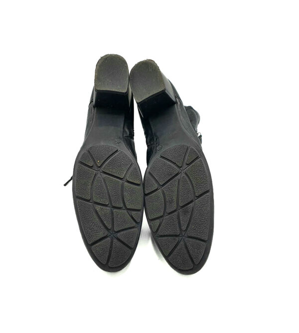 Botine dama Leone 40 piele ,  negru - imagine 5