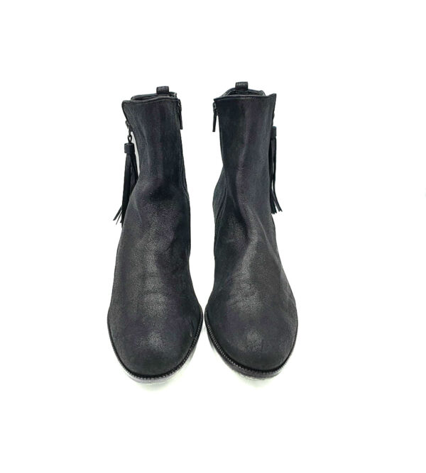 Botine dama Hassia 40 , piele , negru - imagine 3