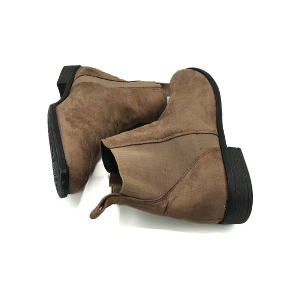 Botine dama Inspired 42 material textil , maro - imagine 4
