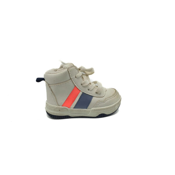 Ghete copii H&M 19 imitatie de piele , alb - imagine 1
