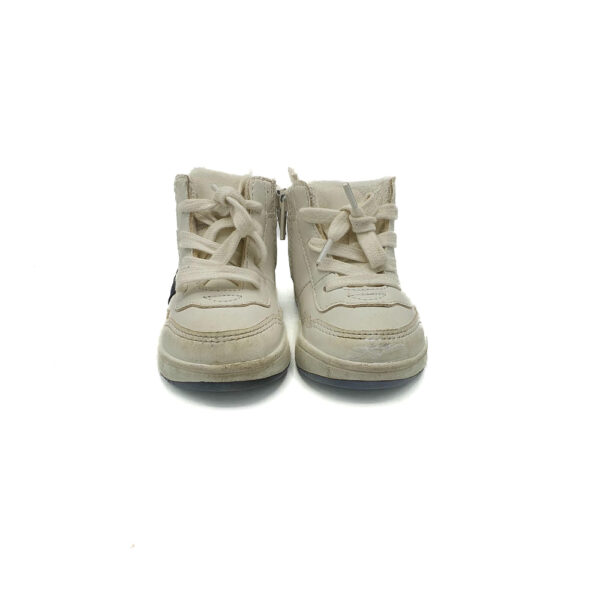 Ghete copii H&M 19 imitatie de piele , alb - imagine 3