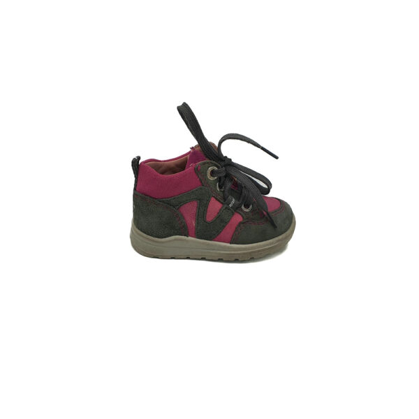 Adidasi copii Superfit 19 material textil, piele intoarsa , gri - imagine 1
