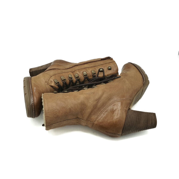 Botine dama Paul Green 37.5 piele , maro , imblanite - imagine 4