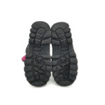 Cizme copii 30 , material textil , imitatie piele , alte materiale , negru roz - imagine 3