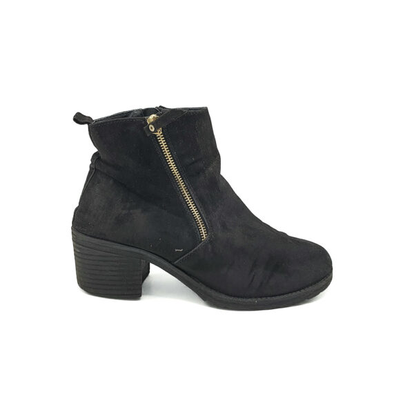 Botine dama Soft Sole 41 , material textil , negru - imagine 1
