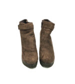 Botine dama 37 material textil , maro - imagine 3