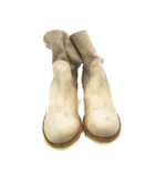 Botine dama Bagatt 36 piele , crem - imagine 3