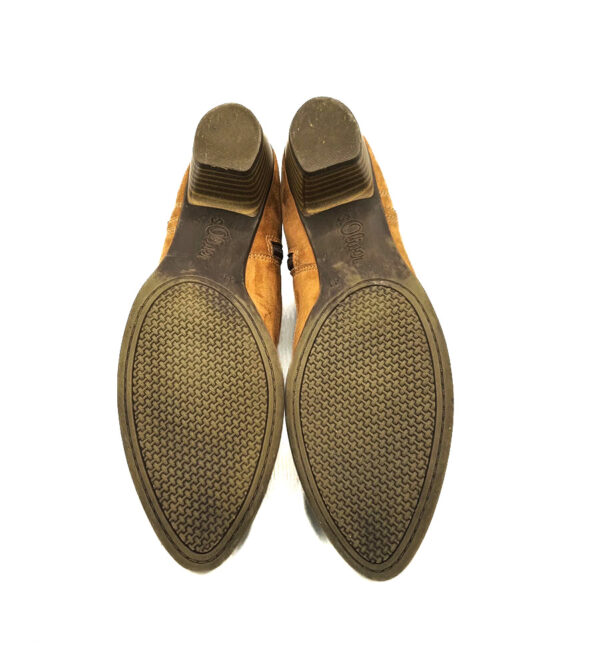 Botine dama S'oliver 37 material textil , maro - imagine 5