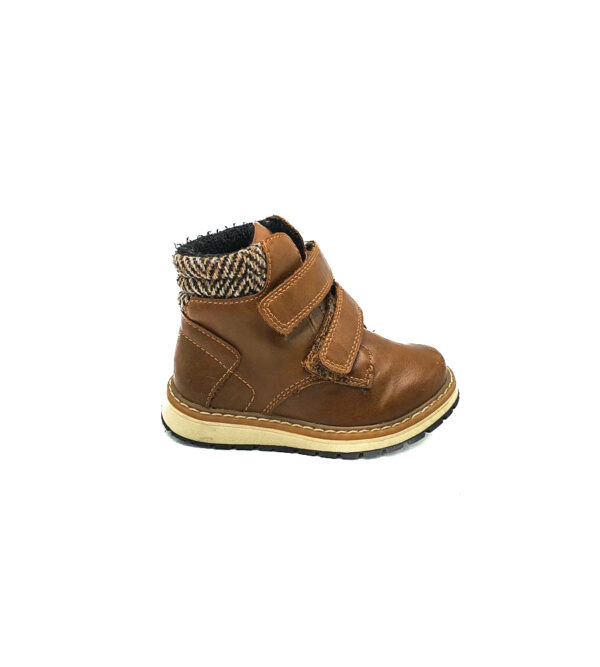 Ghete copii Bobbi Shoes 23 imitatie de piele , maro - imagine 1