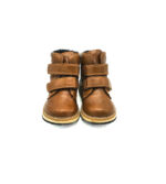 Ghete copii Bobbi Shoes 23 imitatie de piele , maro - imagine 3