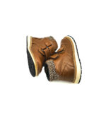 Ghete copii Bobbi Shoes 23 imitatie de piele , maro - imagine 4